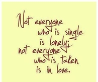 not everyone who is single