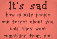 its sad