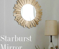DIY starburst mirror