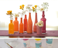 DIY Painted bottles