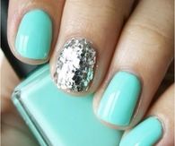 Mint Green Nails