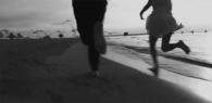 Running on the beach