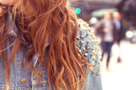 Spiked Jacket Red Hair