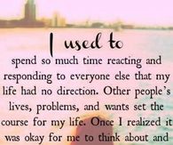 I used to