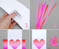 DIY Paper Heart Card