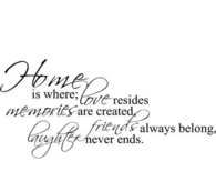 Home is where...