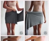 DIY: Shawl to draped skirt