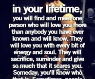 In your lifetime...