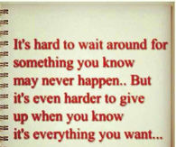 It's hard....