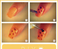 DIY leopard nails