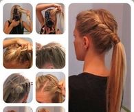 Diy - braid ponytail