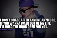 I Dont Chase Anyone Anymore