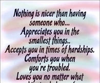 Nothing is nicer than