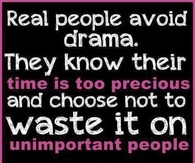 avoid drama