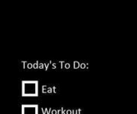 Eat, workout, be awesome