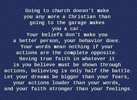 your beliefs