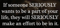 of someone