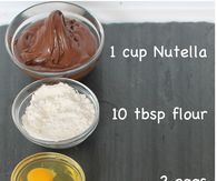 nutella brownies recipe