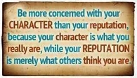 character and reputation