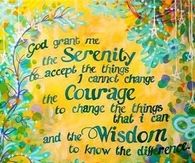 serenity prayer