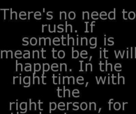 meant to be