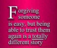 forgiving someone