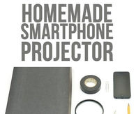 DIY homemade smartphone projector