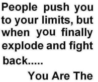 people push you