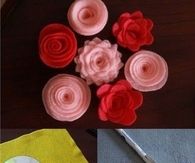 DIY Fabric Roses