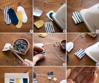 DIY miniature tea bag