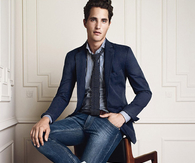 Blazer with jeans and shirt