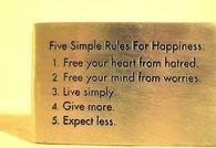 5 simple rules