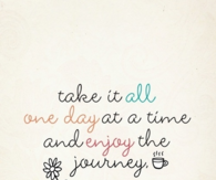 One day at a time