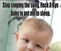 Stop singing