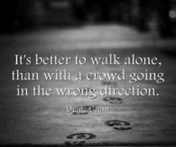 walk alone