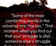 comforting words