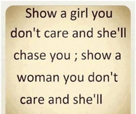 You dont care