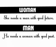 Woman and Man