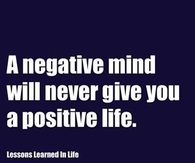 A negative mind 
