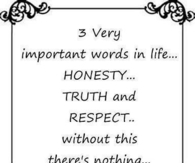 3 important words