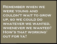 remember when we were young