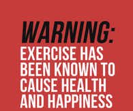 Exercise warning