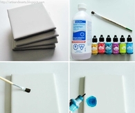 DIY Art Coasters