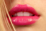 Juicy pink lips