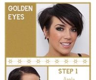 DIY Golden Eye Makeup