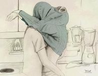 Couple Kissing Drawing
