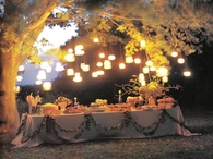 Candle Lit Wedding Table