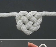 DIY heart rope