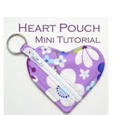 DIY Heart Pouch Mini Tutorial
