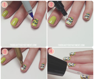 The Run Down nail art